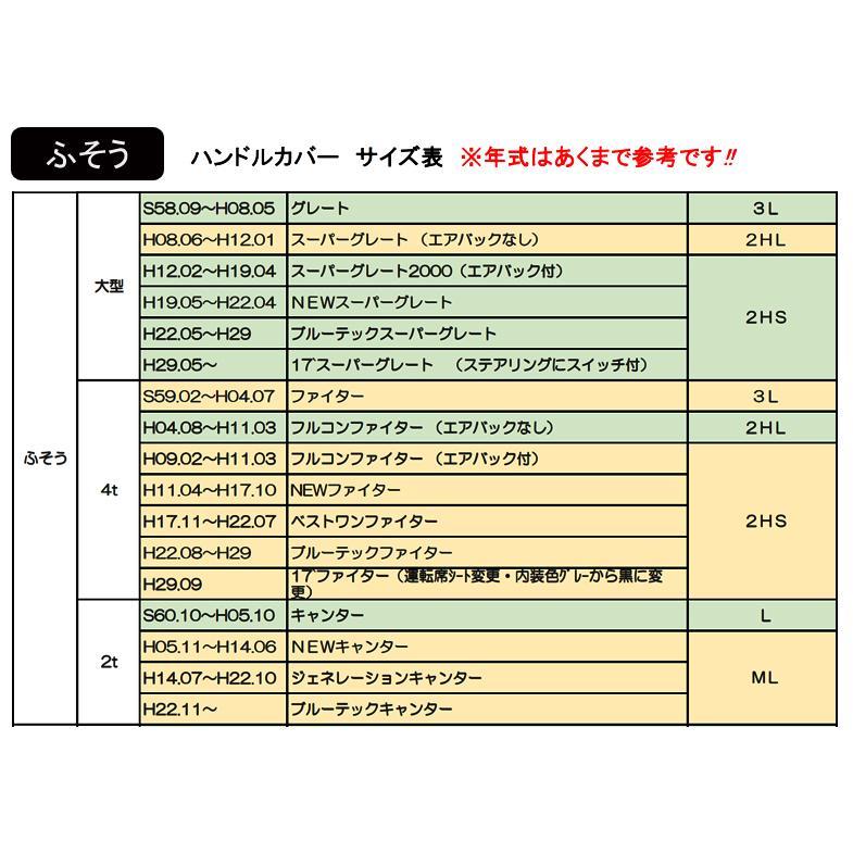 ハンドルカバー ギャラクシー 日野プロフィアテラヴイ Ｈ１２年４月～Ｈ１５年１０月│　２ＨL 色 ブルー│ギャラクシー Ｗステッチ_画像4