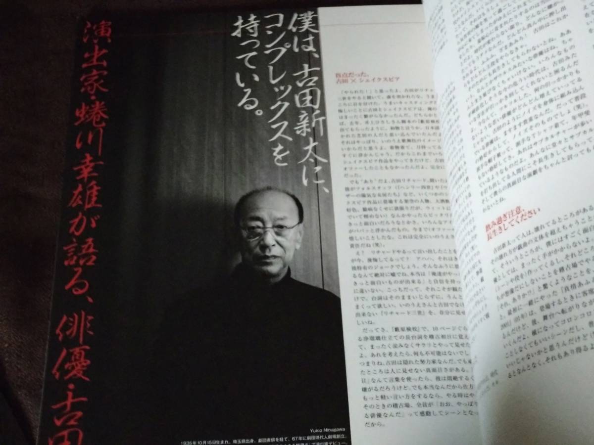 ◎大判パンフ「リチャード三世」2008-2009年　安田成美/古田新太/榎木孝明/大森博史/三田和代/銀粉蝶/天宮良/川久保拓司/森本亮治/若松武史_画像8