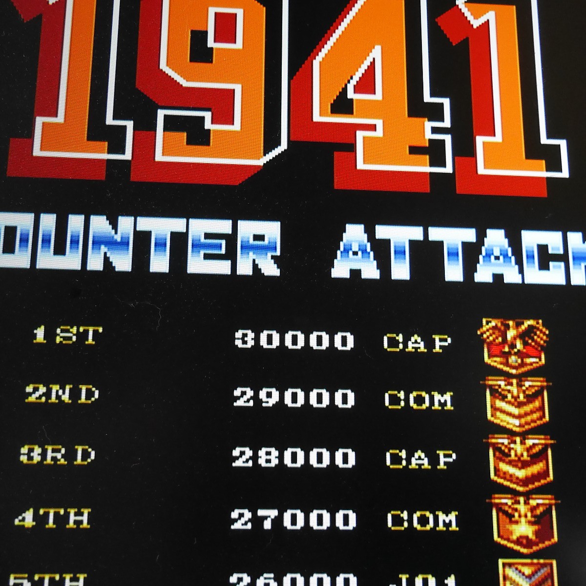 【ついに再販開始！】 CAPCOM　カプコン　1941　Counter Attack　CPS-1　動作確認済み ゲーム基板