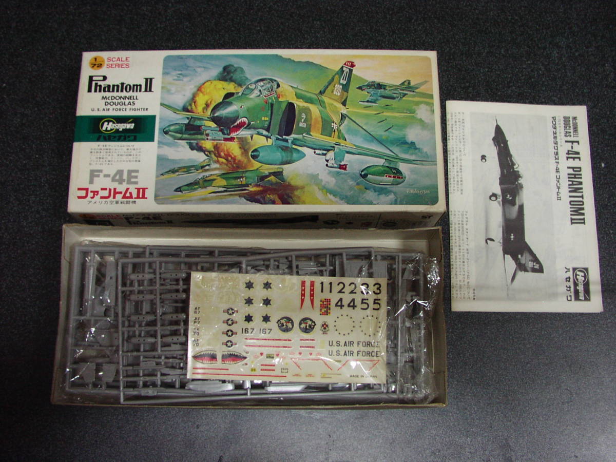  Hasegawa 1/72 F-4E Phantom Ⅱ пластиковая модель 