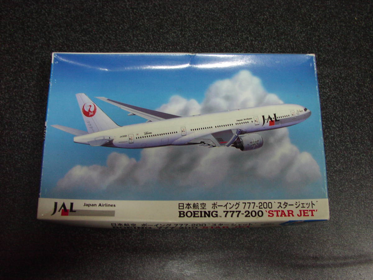  Hasegawa 1/400 Japan Air Lines bo- wing 777-200 Star jet plastic model 