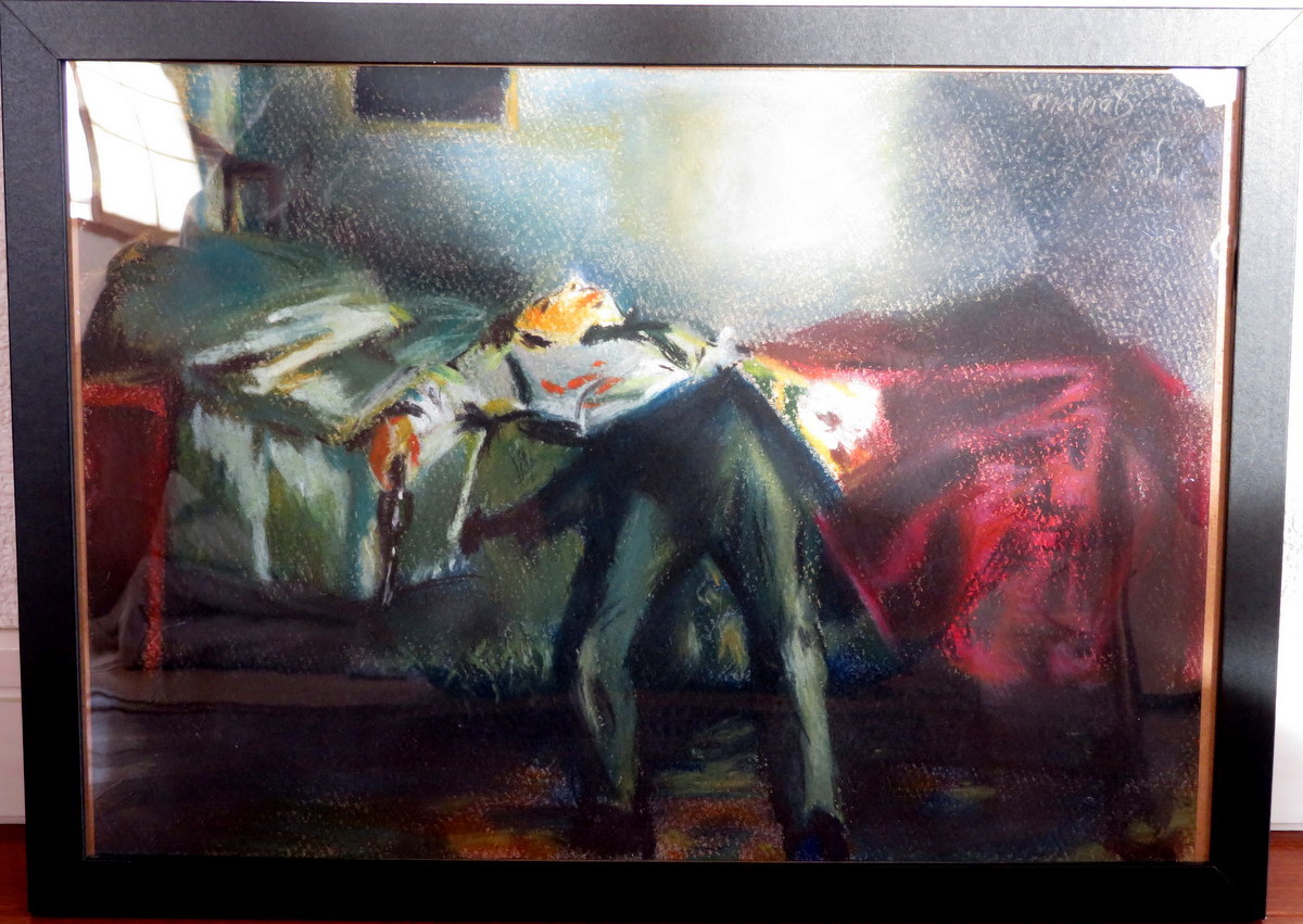エドゥアール マネ Edouard Manet 自殺 Le Suicid 1880年 ミクストメディア オルセー美術館認証 油彩 水彩 パステル 肉筆 原画 模写