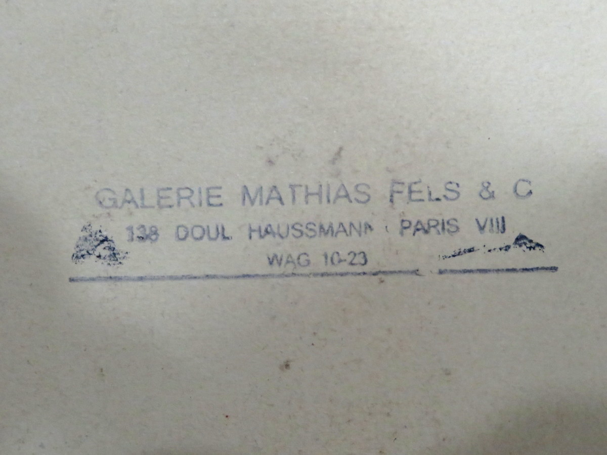 アンリ マティス Henri Matisse 人生の喜び The Joy of Life 1905年 ミクストメディア マチス画廊認証票 油彩 水彩 肉筆 原画 模写_画像10