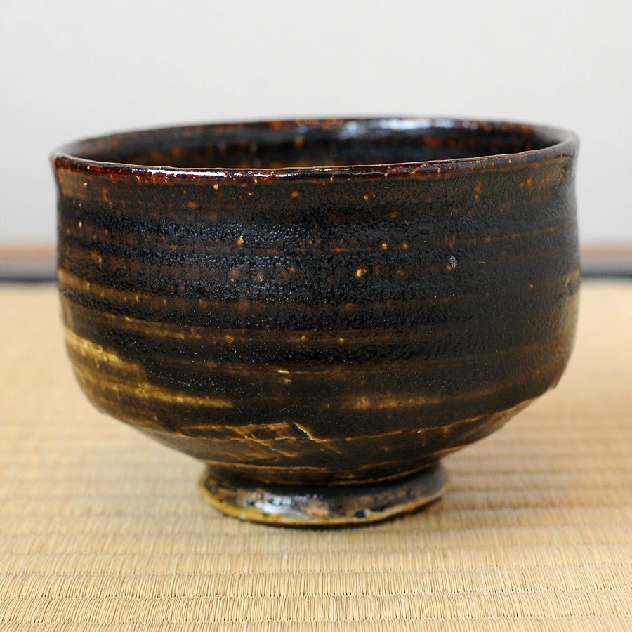 希少 ジョン・チャペル 伊羅保 茶碗 Tea Bowl （ John Chappell バーナードリーチ 門弟 ）