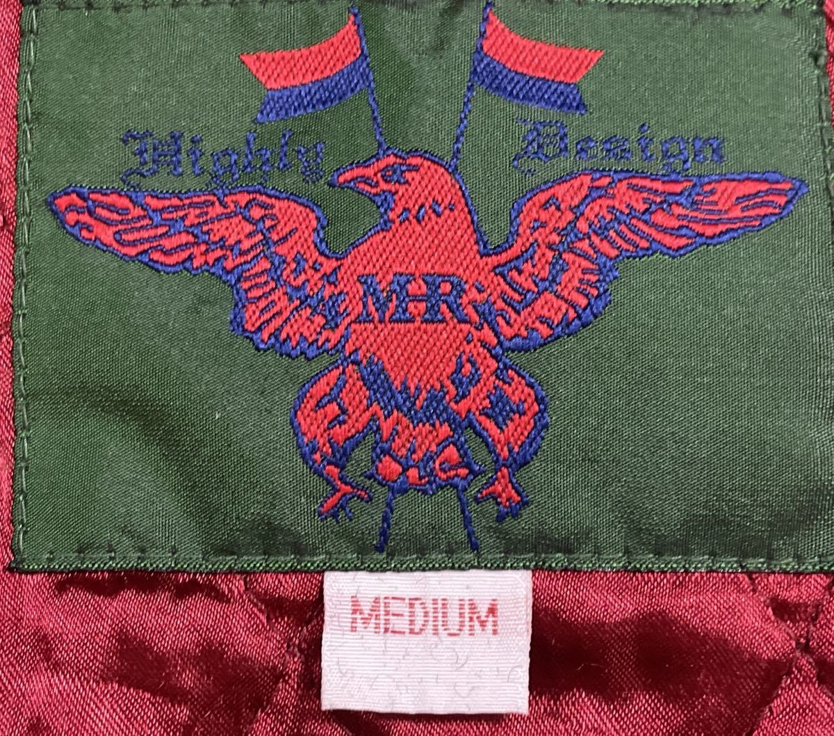 豪華刺繍 別珍 スカジャン スーベニアジャケット ボルドー M 豪華刺繍 別珍 スカジャン スーベニアジャケット ボルドー M