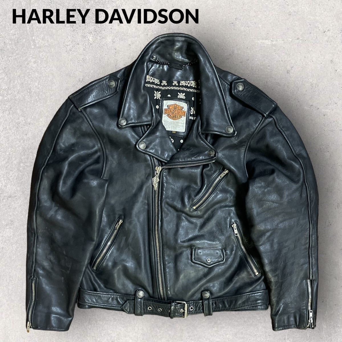 HARLEY DAVIDSON ハーレーダビッドソン バックロゴ ダブルライダース