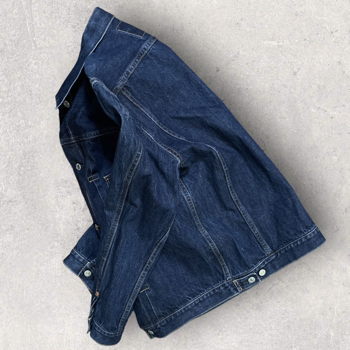 美品 Denime ドゥニーム 2nd 復刻 デニムジャケット 赤耳 size:42 大きいサイズ_画像4