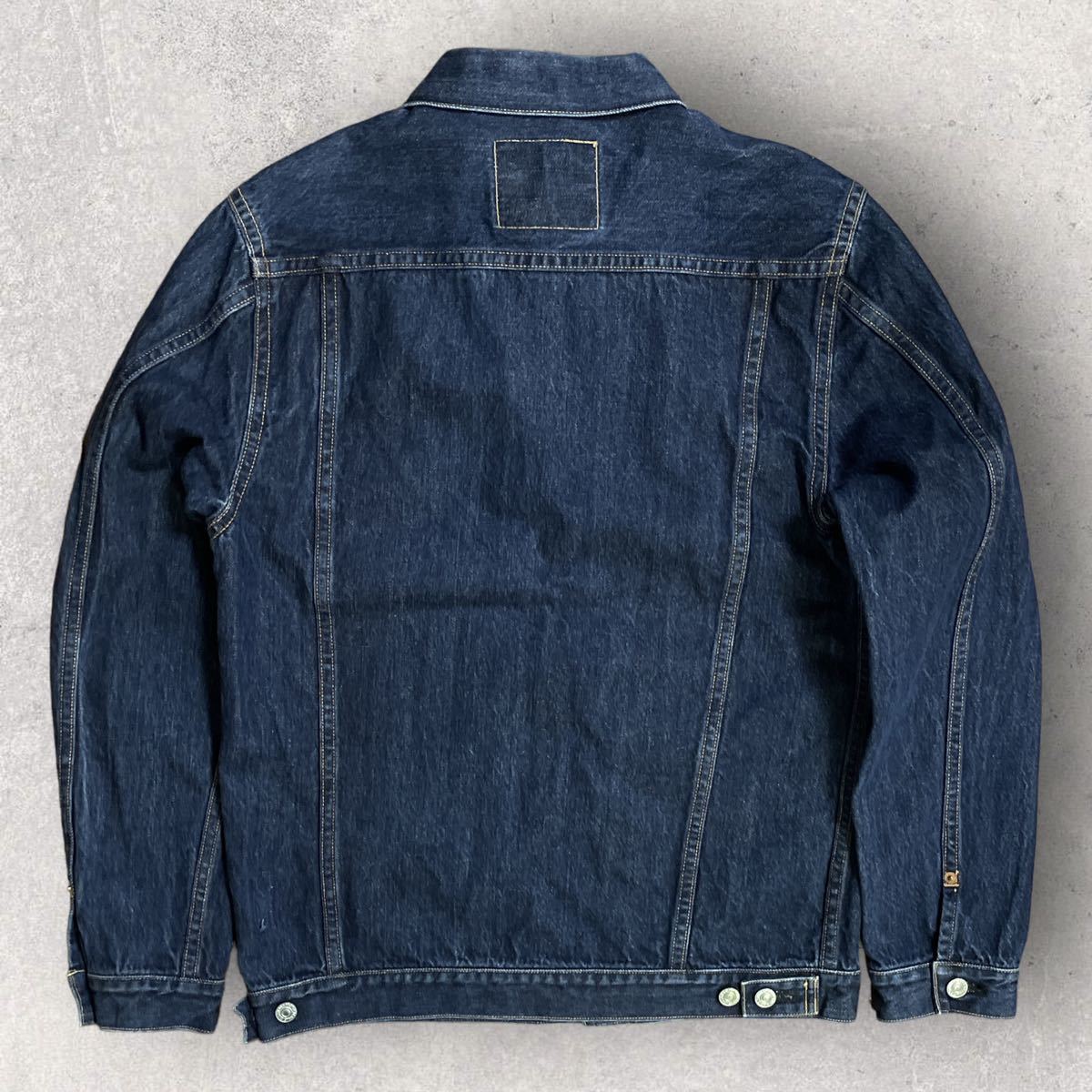 美品 Denime ドゥニーム 2nd 復刻 デニムジャケット 赤耳 size:42 大きいサイズ_画像2