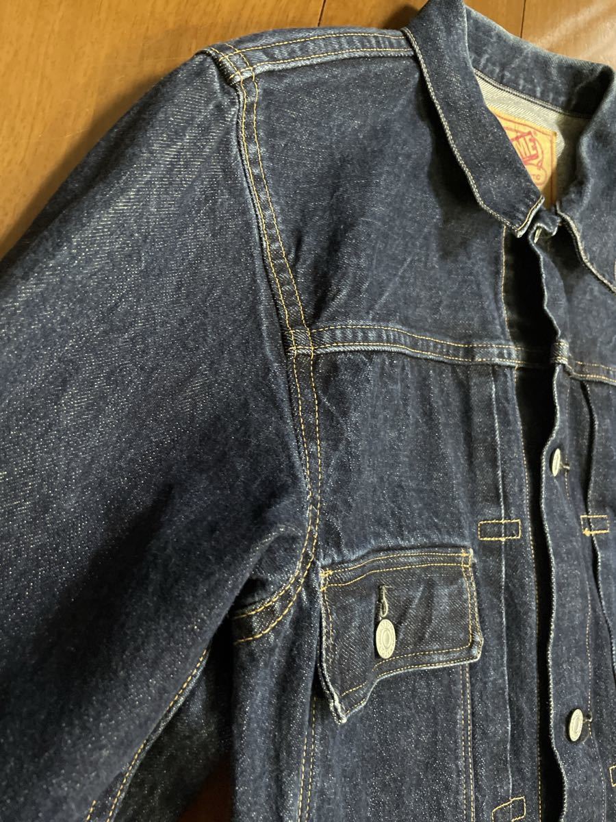 美品 Denime ドゥニーム 2nd 復刻 デニムジャケット 赤耳 size 美品 Denime ドゥニーム 2nd 復刻 デニムジャケット 赤耳 size