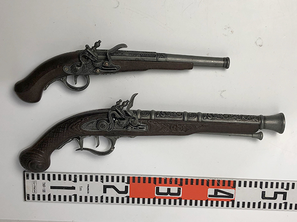  ornamental gun 2 number London Hadley 1760 imitation gun old style gun model gun antique flint lock piste ru used 