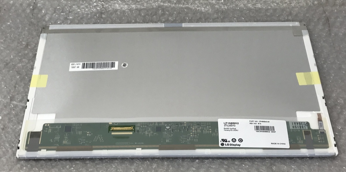 LP156WH2 CP496543-01 LG DISPLAY for laptop liquid crystal panel 15.6 -inch LCD screen size 15.6 -inch used operation verification ending 