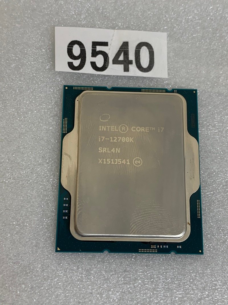 超高品質で人気の i7-12700k Core インテル CPU SRL4N 12700k i7