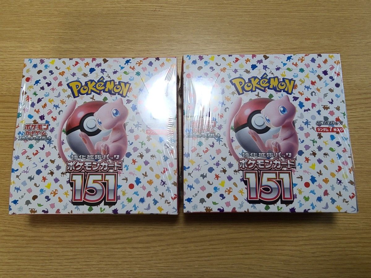 ポケモンカード151 シュリンクつき２BOX Yahoo!フリマ（旧）-