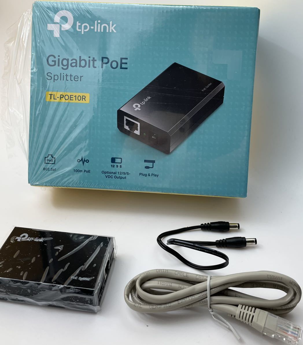 ☆未使用品☆ tp-link TL-POE10R Gigabit PoE Splitter ギガビット スプリッタの画像1