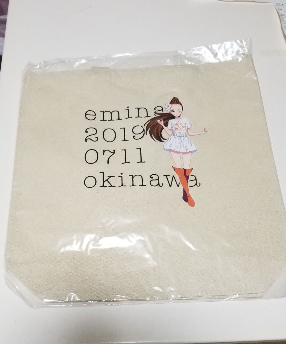 【新品】安室奈美恵ちゃんトートバッグ★エコバッグ★エミーナ★沖縄★限定品★ショルダーバッグ