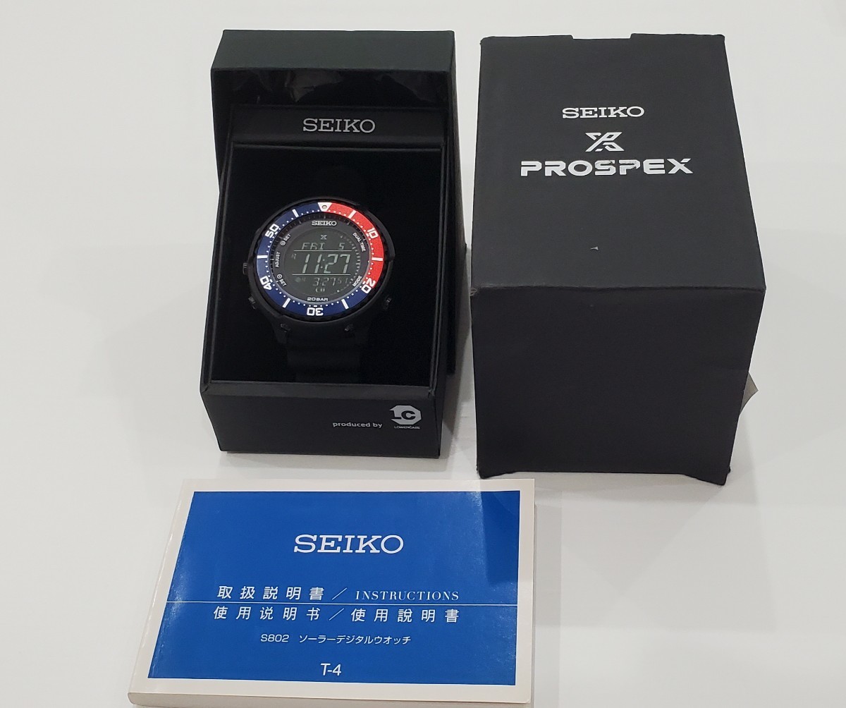 送料無料 ブラック メンズ PROSPEX SEIKO 腕時計 限定モデル