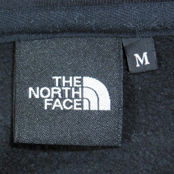 ノースフェイスTHE NORTH FACE■コットン パーカー ジップジャケット 裏起毛 デカロゴ NT61345X/ゴールドウィン■M■ブラック ※NK3908265_画像5