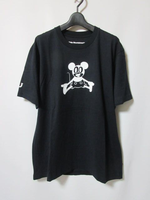 1サイズ 新品 定価17600円 White Mountaineering ホワイトマウンテニアリング × DISNEY Mickey ミッキー Tシャツ 黒
