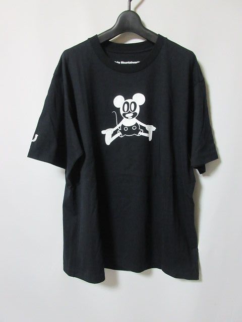 2サイズ 新品 定価17600円 White Mountaineering ホワイトマウンテニアリング × DISNEY Mickey ミッキー Tシャツ 黒 /