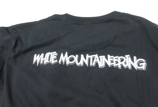 2サイズ 新品 定価17600円 White Mountaineering ホワイトマウンテニアリング × DISNEY Mickey ミッキー Tシャツ 黒_画像4