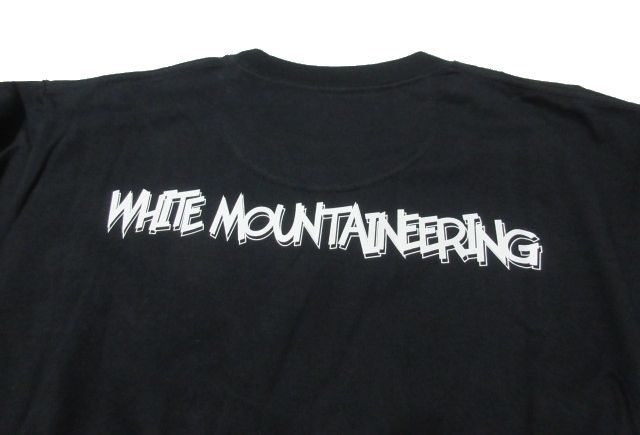 1サイズ 新品 定価17600円 White Mountaineering ホワイトマウンテニアリング × DISNEY Mickey ミッキー Tシャツ 黒_画像4
