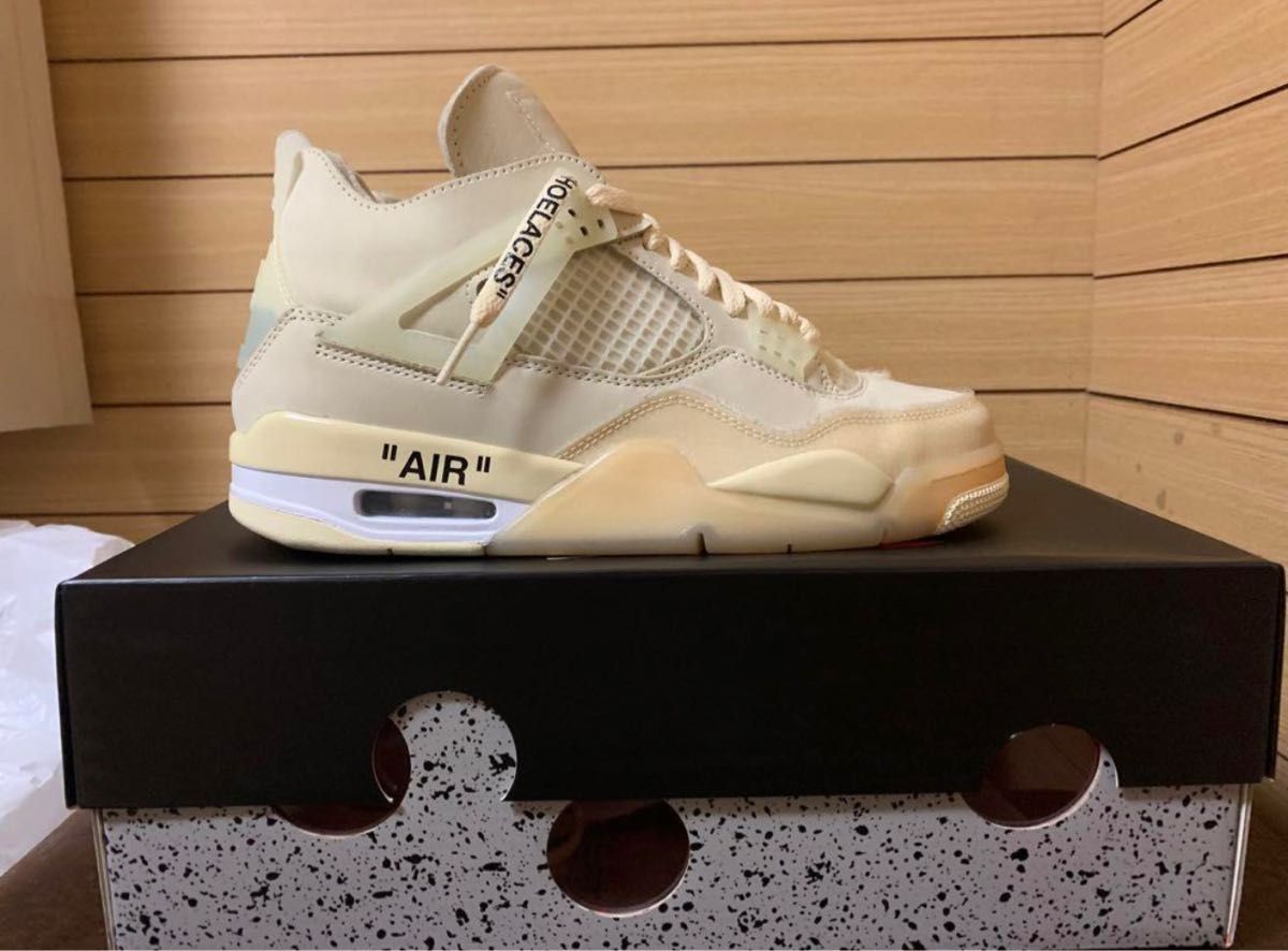 JORDAN 4 OFF WHITE SAIL ジョーダン4 オフホワイト