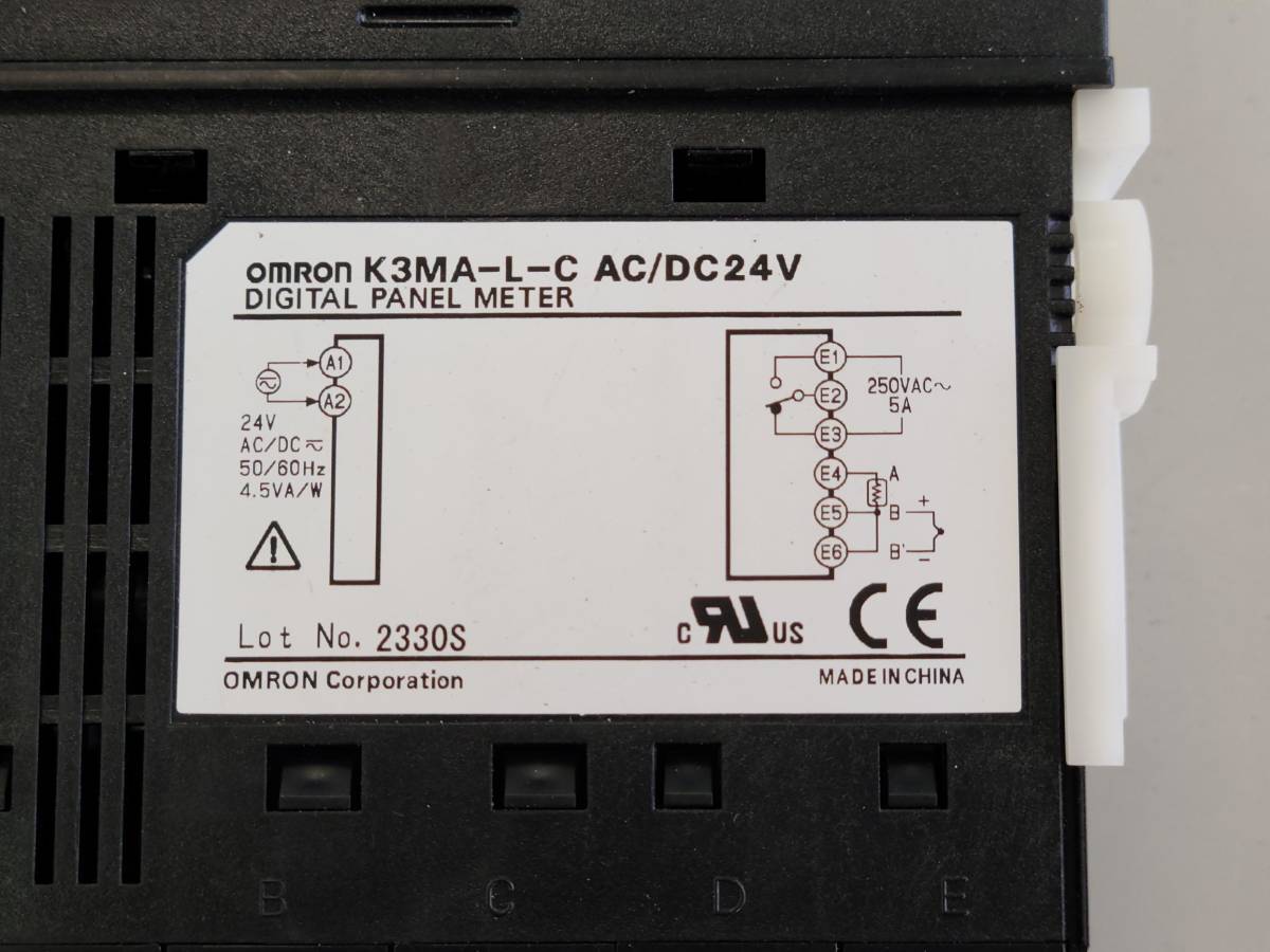 ◆オムロン◆OMRON◆パネルメーター　K3MA-L-C　AC/DC24V_画像5