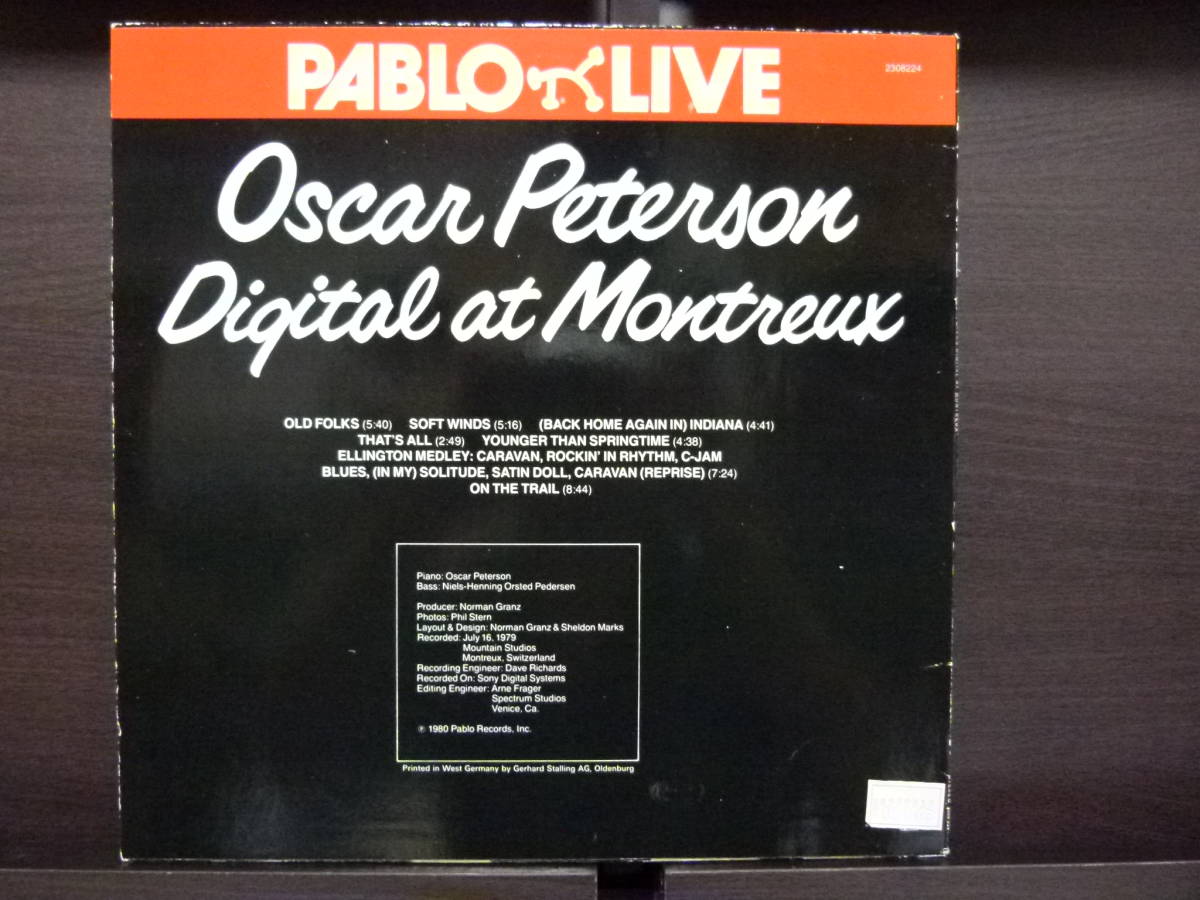 ■激レア■美盤オリジナル■OSCAR PETERSON■DIGITAL AT MONTREUX■コーティング_画像3