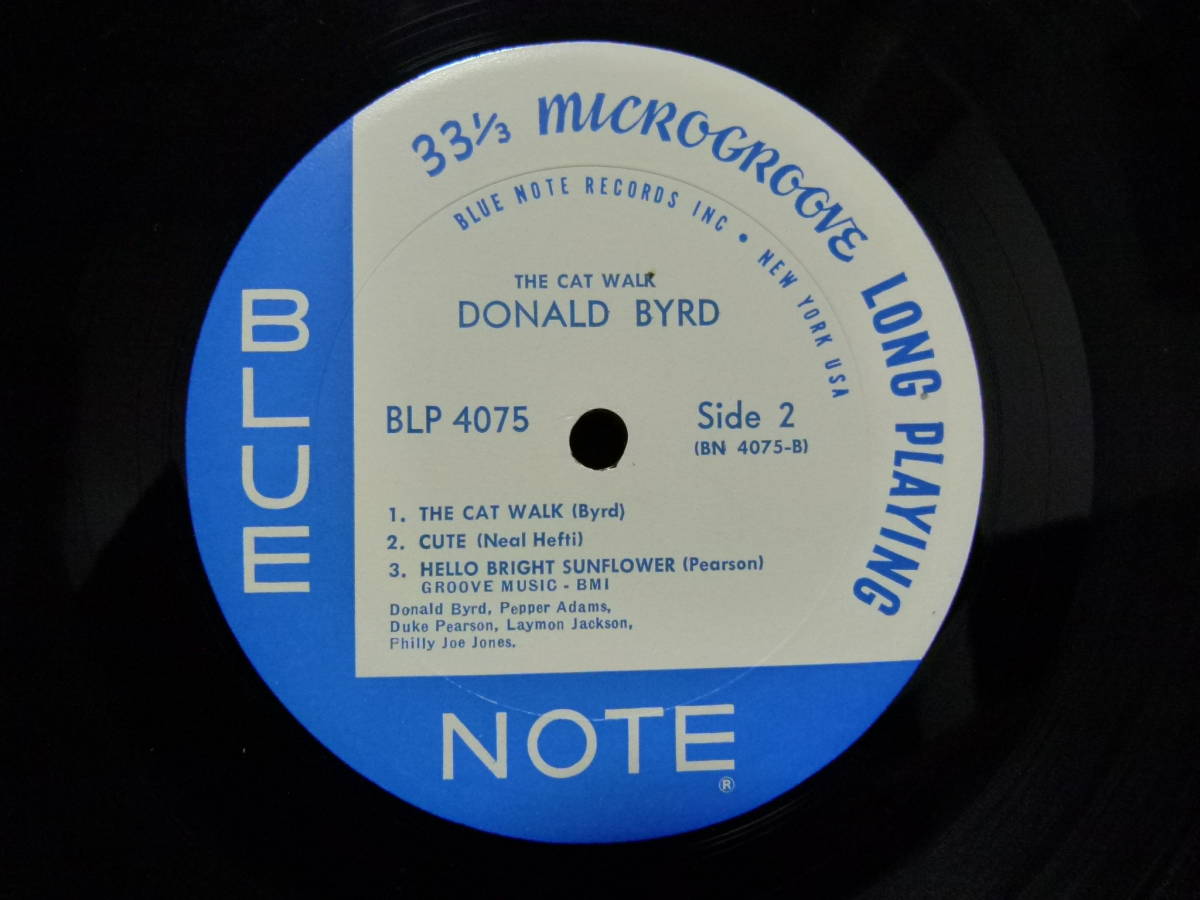 # очень редкий # прекрасный запись оригинал #DONALD BYRD#CAT WALK# покрытие, уголок 