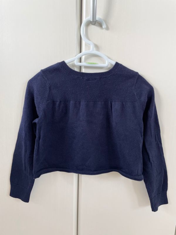 ★★美品　ｂａｂｙＧａｐ　長袖カーディガン　紺ネイビー　サイズ２Ｙ　９５★★_画像5