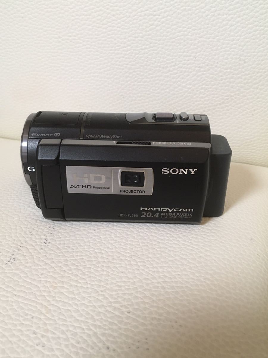 ◆送料無料。ソニー SONY ビデオカメラ Handycam PJ590V_画像1