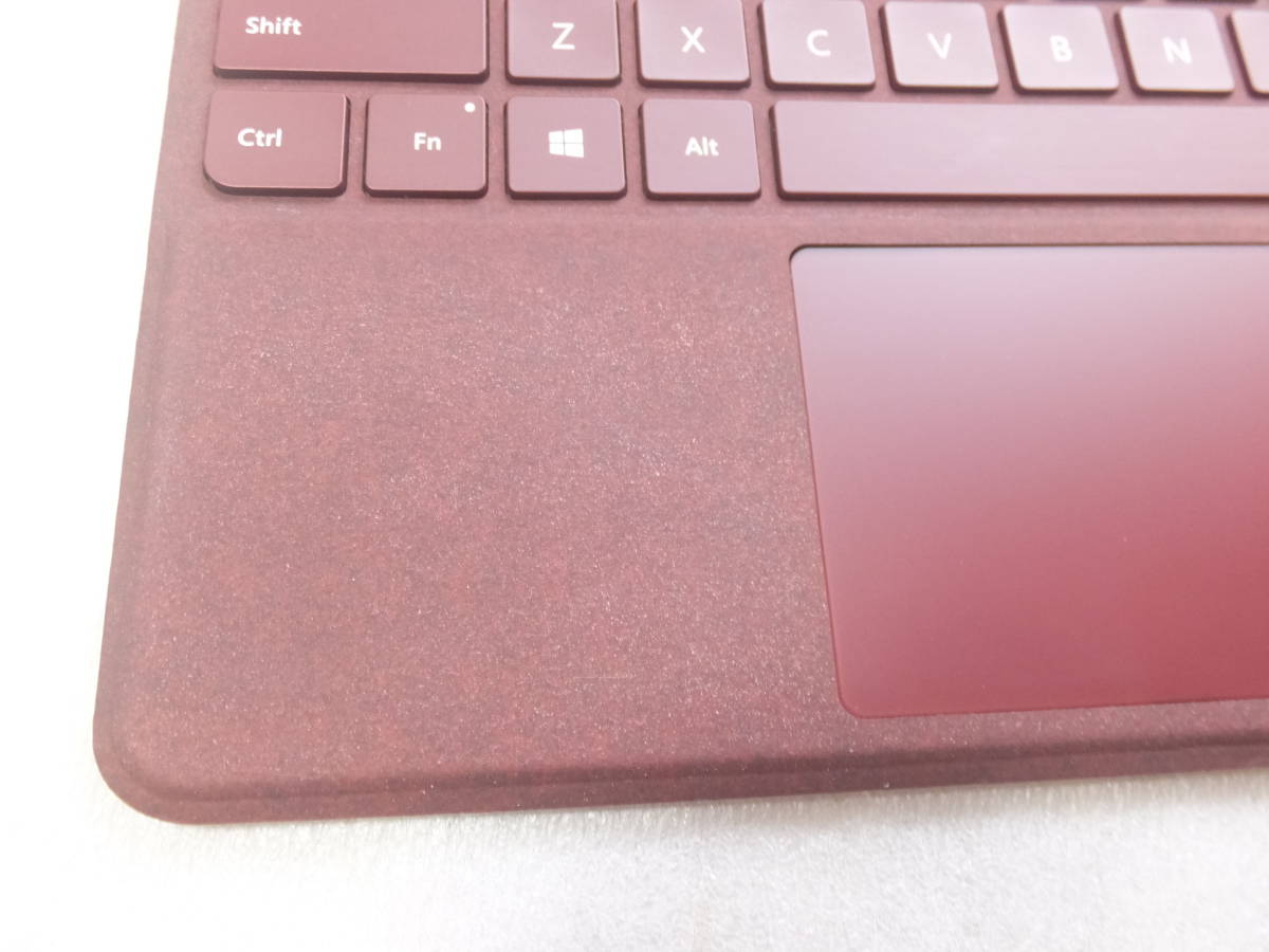 中古　Surface Go タイプカバー　Model : 1840 レッド　英字配列_画像2