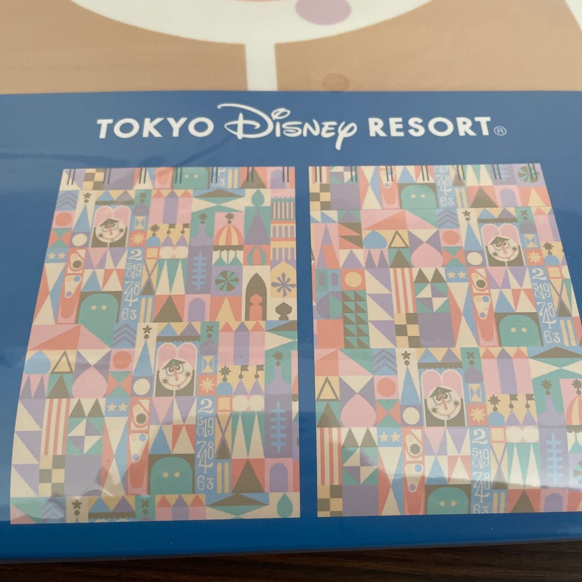 ディズニーリゾート カーテン 100×200 2枚入 イッツアスモールワールド