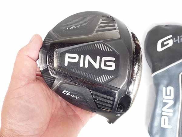 PING G425 MAXドライバー 9°(ヘッドのみ、カバー付き)-