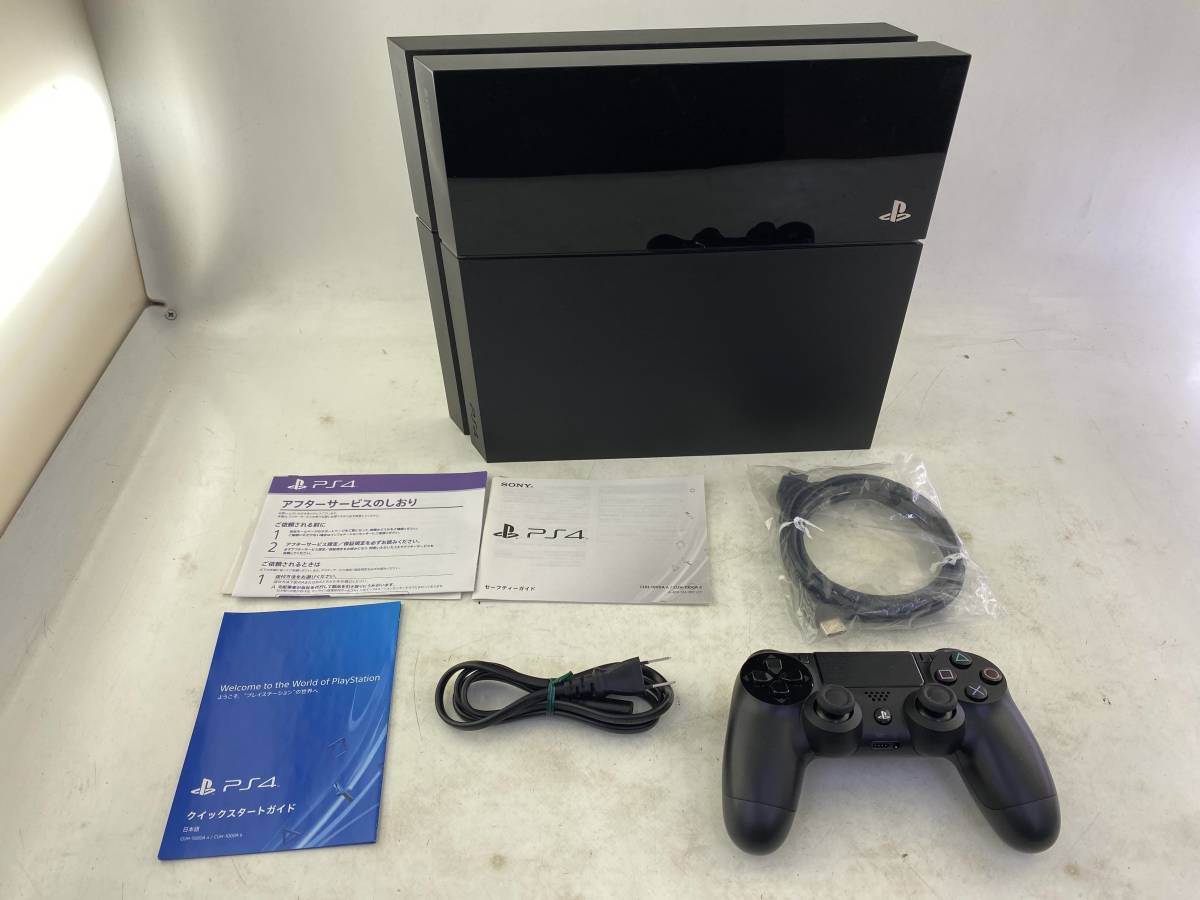 PS4 PlayStation4 CUH-1000A 500GB ジェットブラック 中古 