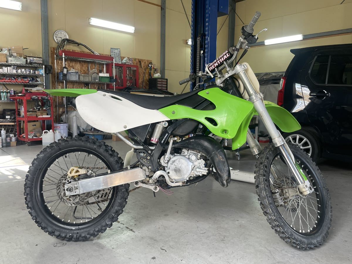 カワサキ　KX125 L型　始動OK モトクロス　2スト _画像1