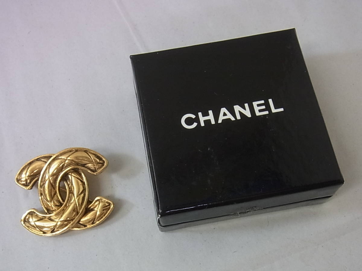 中古】 150922H06-1003H-A1□CHANEL□シャネル ブローチ ココマーク