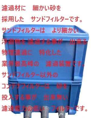 池の濾過装置 大型ケース対応 サンドフィルター ミニ 1トン以下 池の濾過装置 大型ケース対応 サンドフィルター ミニ 1トン以下