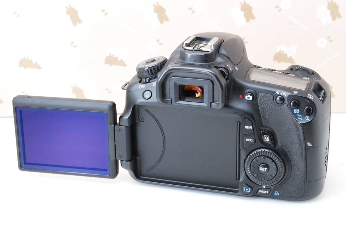 Canon EOS 60D★ダブルズームレンズキット♪自撮り＆スマホ転送OK♪高機能デジタル一眼レフカメラ♪_画像4