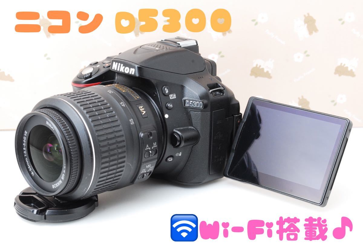 ❤️Nikon D5300❤️標準レンズキット♪スマホ転送♪高性能デジタル