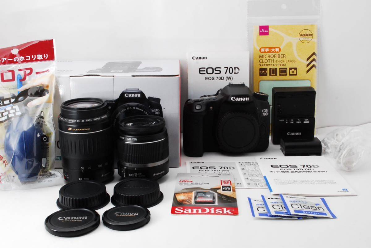 美品★Wi-Fi★Canon EOS 70D★ダブルズームレンズキット♪自撮り＆スマホ転送OK♪お出かけやご旅行に♪_画像10