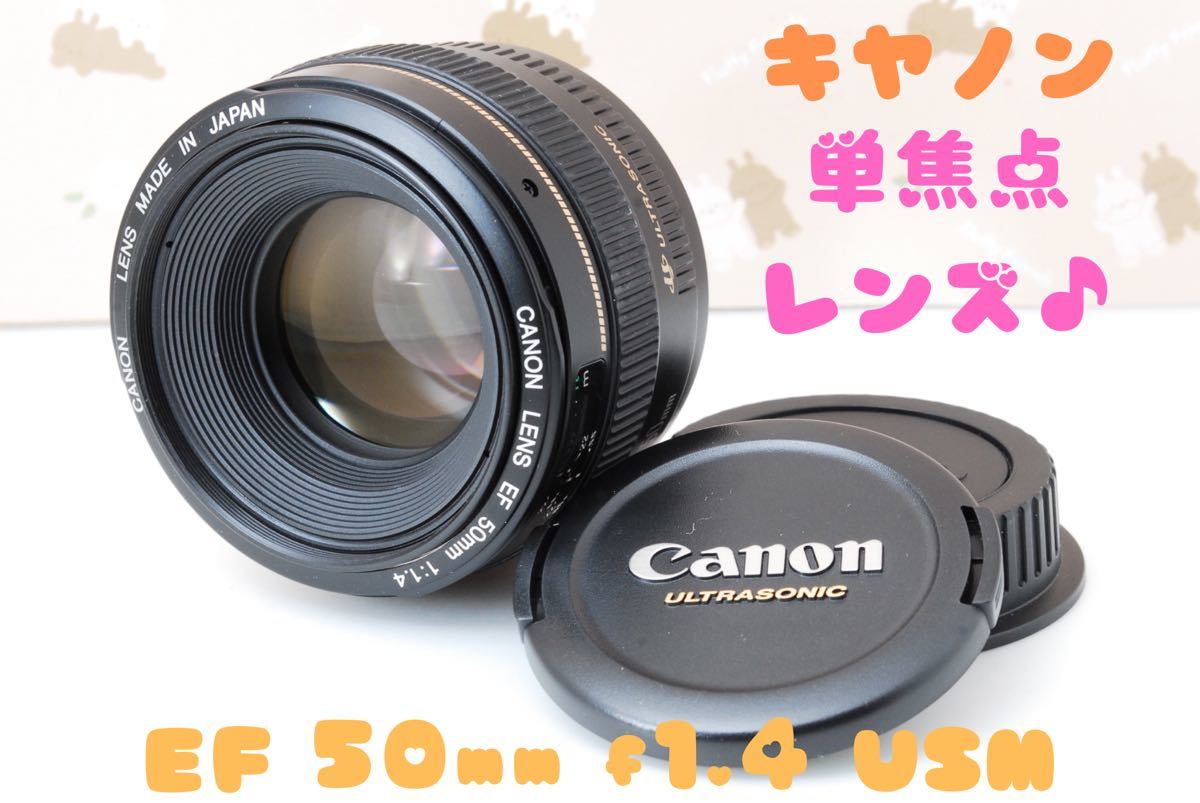 Canon キャノン EF 50mm F1.4 単焦点レンズ-