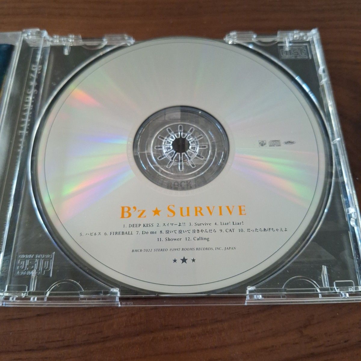 B'z　CD『SURVIVE』[三方背スリーブケース付き]　BMCR-7022　1997年リリース