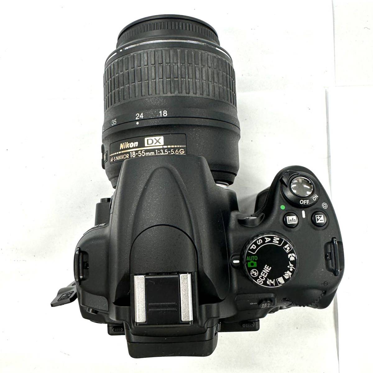 O0030 カメラ　レンズ　まとめ　Nikon ニコン D5000 AF-S NIKKOR 18-55mm 1:3.5-5.6G AF-S NIKKOR 55-200mm 1:4-5.6G ジャンク　中古_画像3