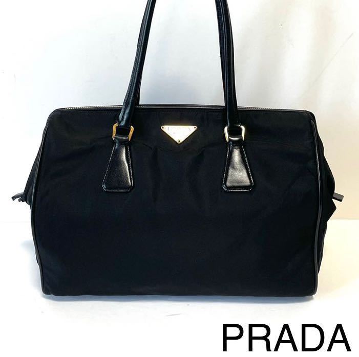 美品】 ナイロン ハンドバッグ プラダ 【極美品】PRADA × メンズ