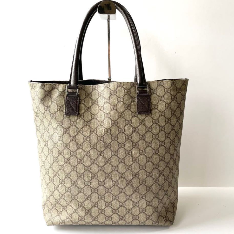 特別セーフ GUCCI グッチ トートバッグ 肩かけ GGスプリーム PVC