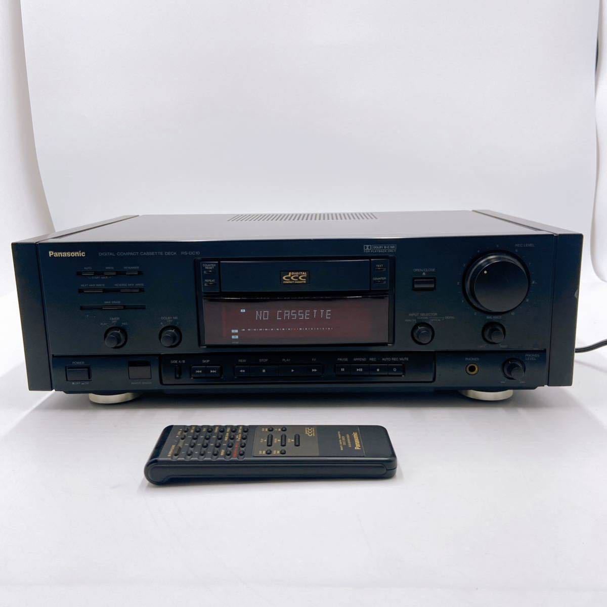 超可爱の カセットデッキ DCCデッキ RS-DC10 Panasonic 音響 通電確認