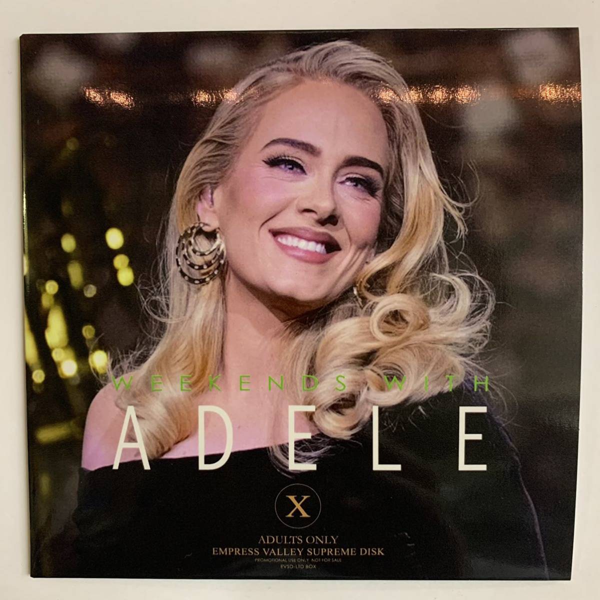 ADELE / WEEKENDS WITH ADELE「百万ドルの笑顔」(2CD)最新ライヴ！直輸入盤 : IEMサウンドボードで完全収録！極上な音質は驚き！プロモ盤！_画像2