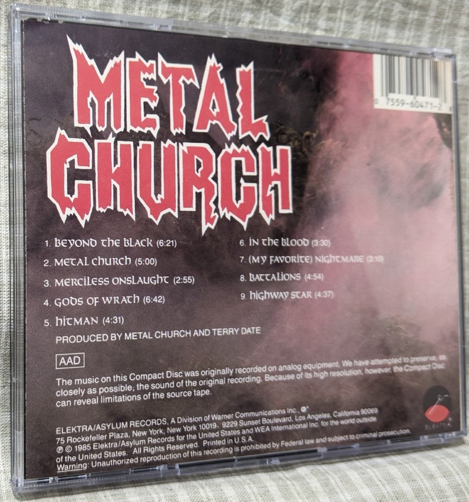 METAL CHURCH / METAL CHURCH USA盤_画像2