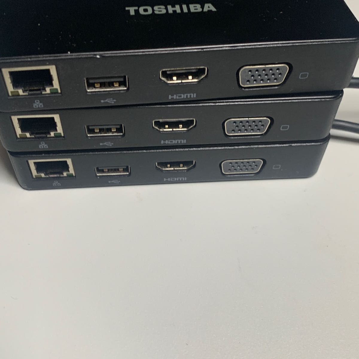 東芝 USB Type-C 拡張アダプタ PA5272U-2PRP 2個 + 訳あり1個 LAN HDMI出力対応